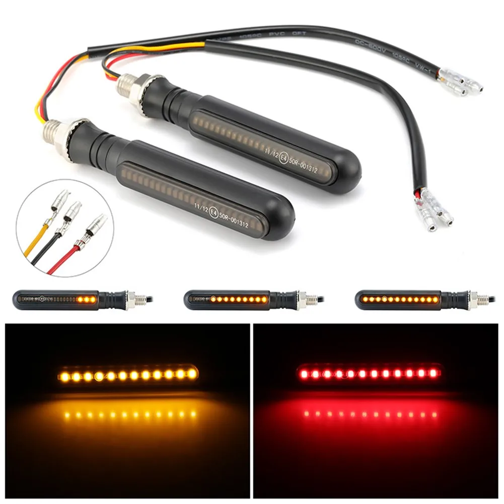 2Pcs Universal LED Motorcycle Turn Signal Light Waterproof Amber Flasher Indicator Blinker Rear Lamp Accessories
2Pcs Universal LED Motorcycle Turn Signal Light Waterproof Amber Flasher Indicator Blinker Rear Lamp Accessories