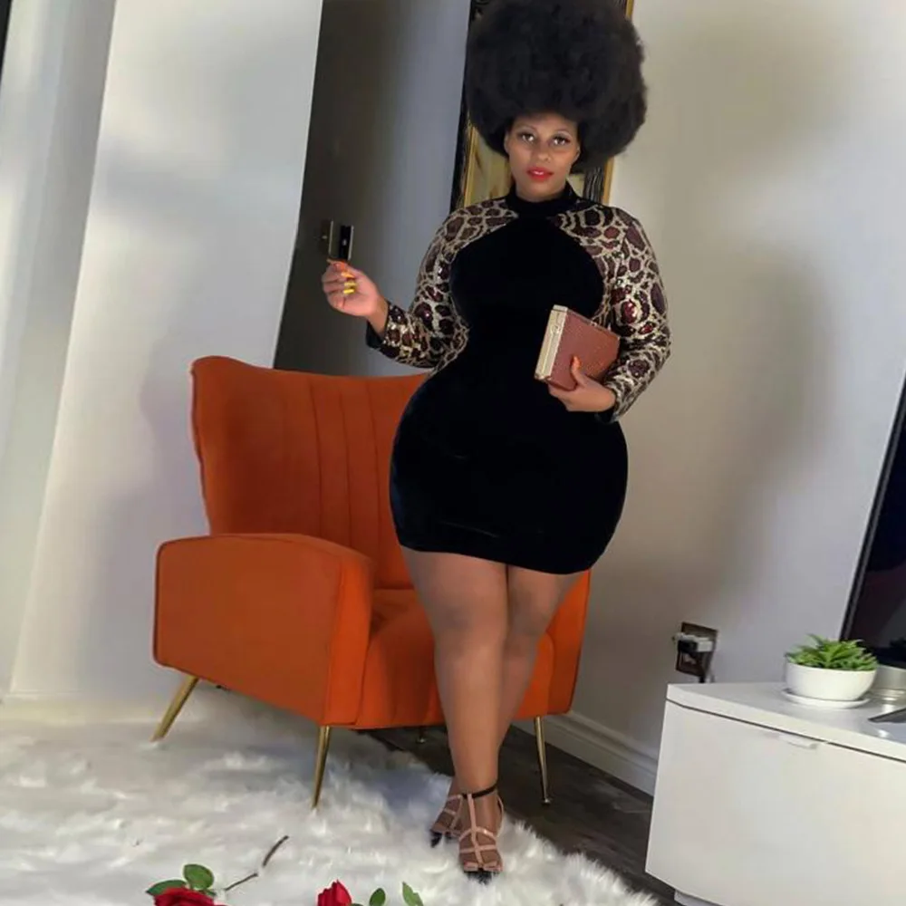 2022 New Fashion Plus Size Dresses Contrast Color Sexy Tight Dress Bodycon Package Hip Ladies Dress Elegant Streetwear
2022 New Fashion Plus Size Dresses Contrast Color Sexy Tight Dress Bodycon Package Hip Ladies Dress Elegant Streetwear