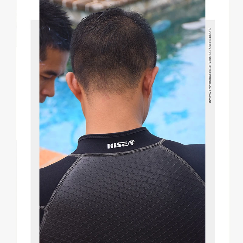 Hisea Men's 2.5mm Diving Wetsuit Jackets Pants Long Sleeve Suit Scuba Jump Surfing Snorkeling Wetsuits | Спорт и развлечения