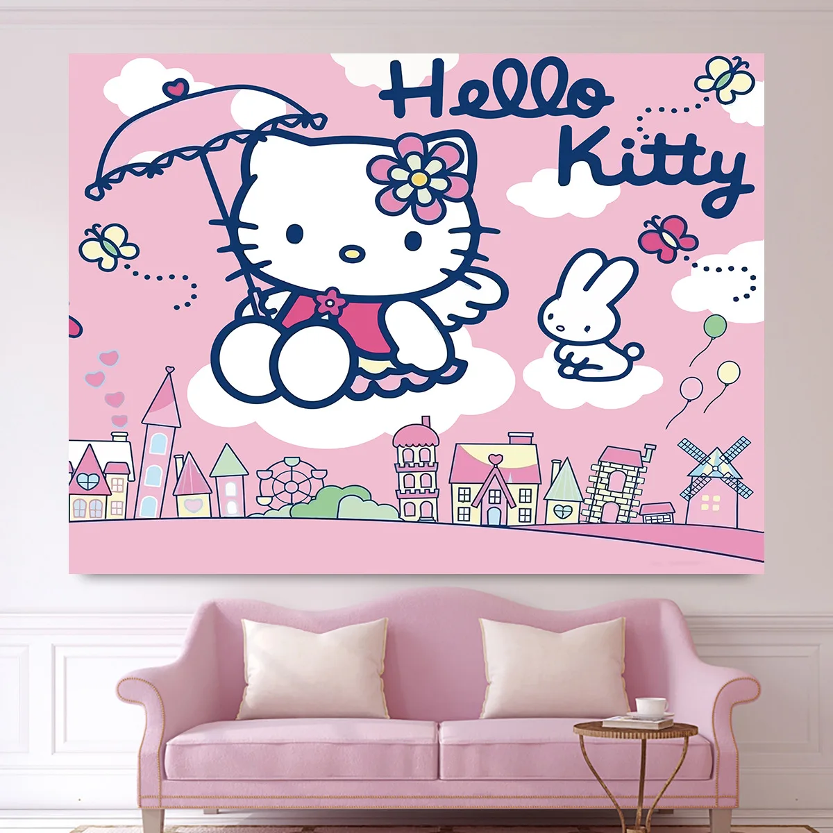 Kitty Background Cloth Hanging Cloth Children's Room Girl Heart Net Red Wall Cloth Decorative Wall Decoration Tapestry
Kitty Background Cloth Hanging Cloth Children's Room Girl Heart Net Red Wall Cloth Decorative Wall Decoration Tapestry
