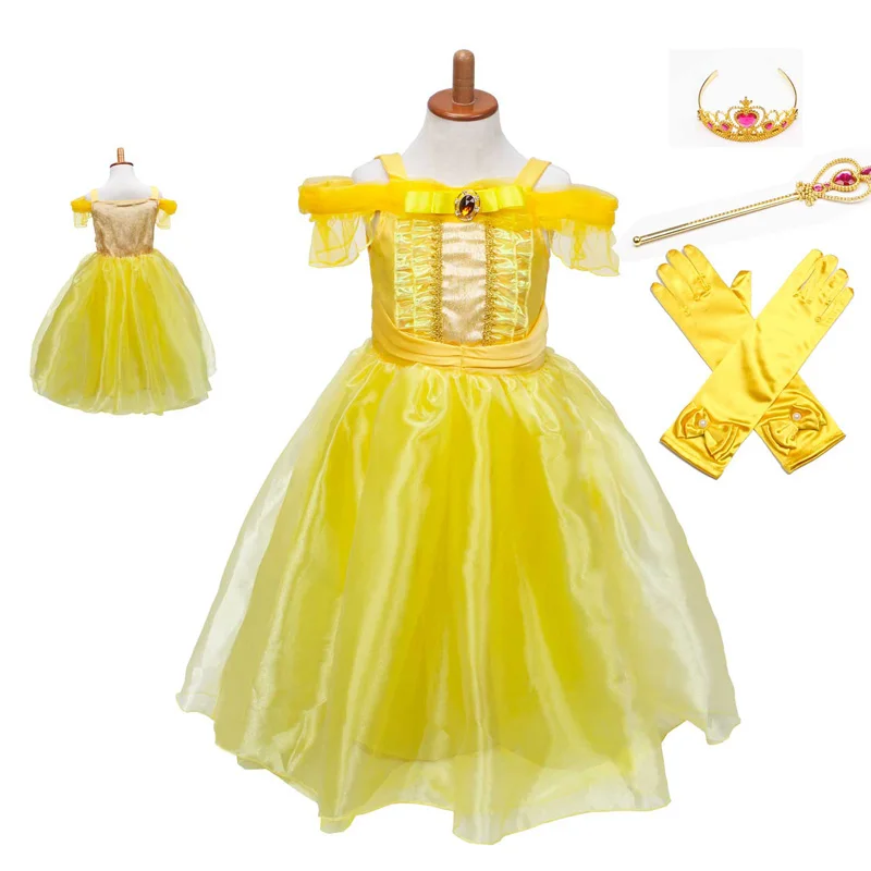 Girls Princess Dress Dance Costume Children Christmas Clothing Halloween Beauty and the Beast Costume For Party
Girls Princess Dress Dance Costume Children Christmas Clothing Halloween Beauty and the Beast Costume For Party