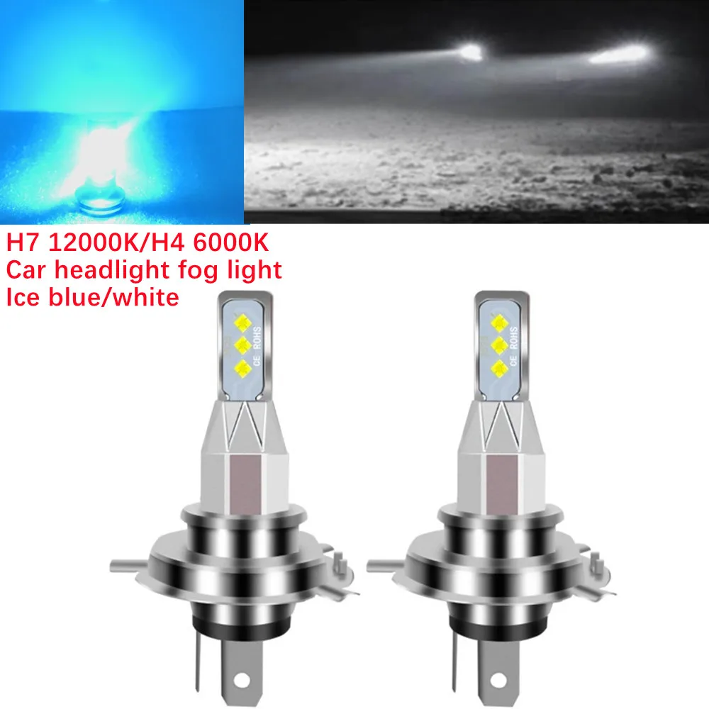 2pcs H7 H4 LED 12000K/6000K Headlight Bulbs Kit High Low Beam 2800LM Super Bright White/ice Blue Energy Efficient Headlights
2pcs H7 H4 LED 12000K/6000K Headlight Bulbs Kit High Low Beam 2800LM Super Bright White/ice Blue Energy Efficient Headlights