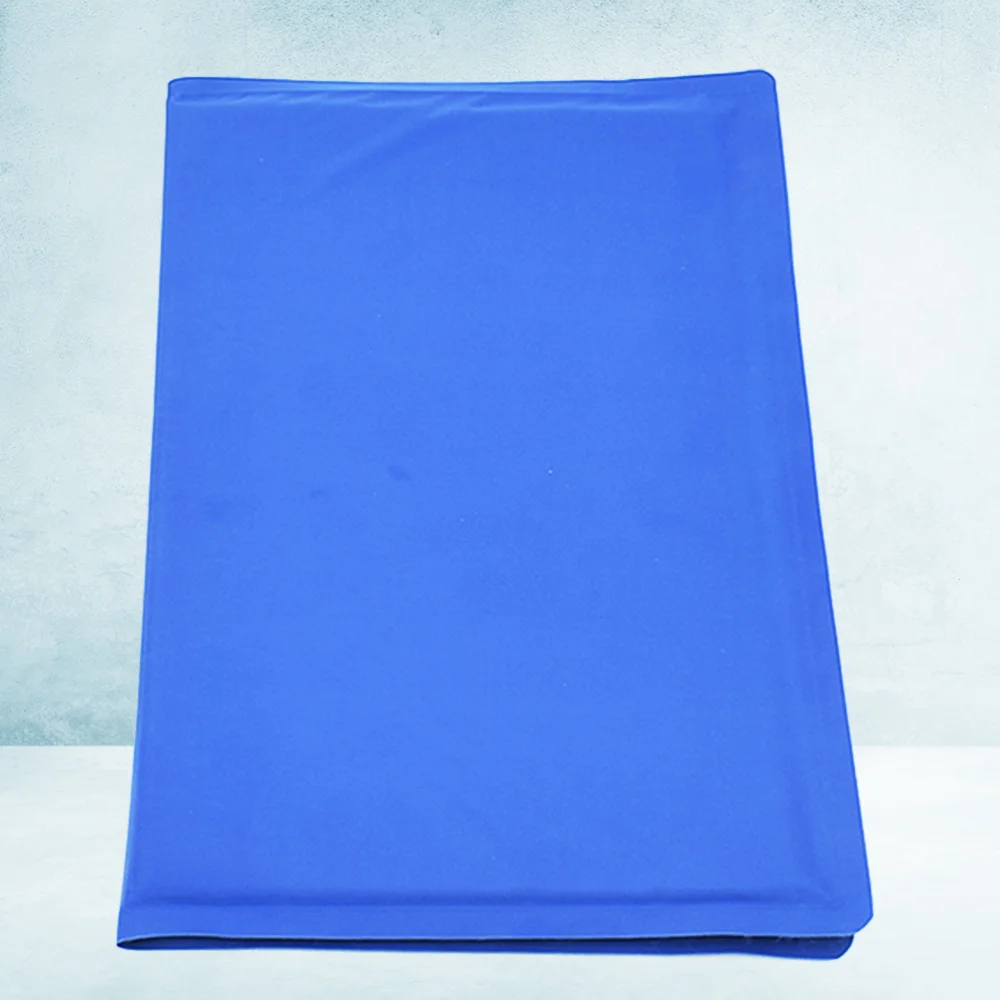 1Pc Summer Pet Cooling Pad Gel Cool Mat Waterproof Sleeping Heat Dissipation Dark Blue Size S | Дом и сад