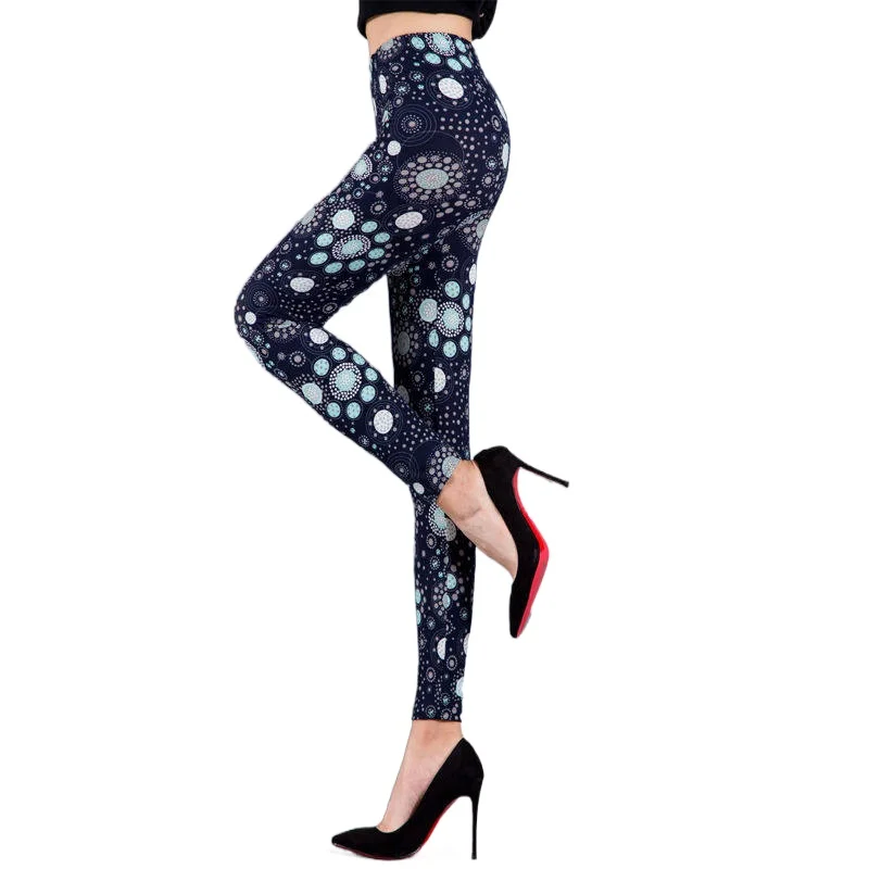 Women Circle Dot Printed Leggings Exercise Fitness Leggins Female Elastic High Waist Pencil Pants Workout Push Up Trousers
Women Circle Dot Printed Leggings Exercise Fitness Leggins Female Elastic High Waist Pencil Pants Workout Push Up Trousers