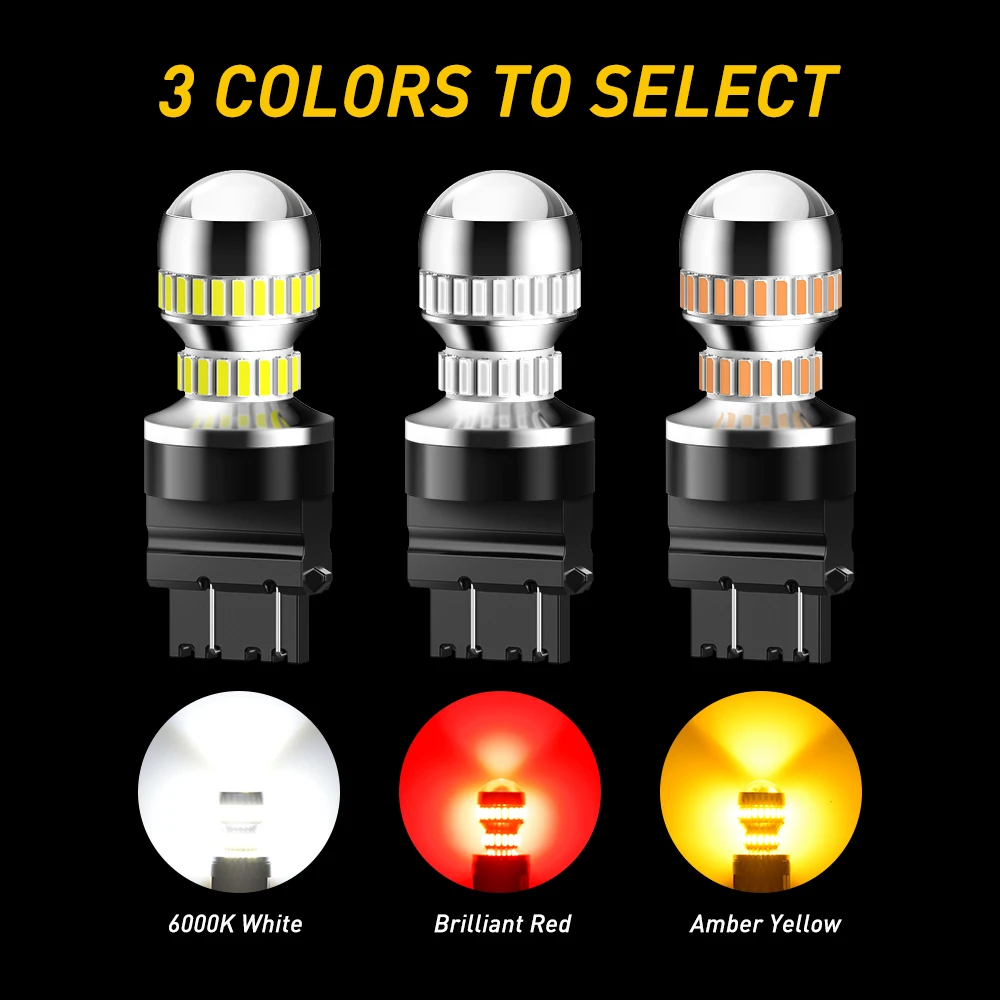 2Pcs T25 3157 P27/7W LED Bulbs 3156 3057 3056 LED Bulb Car Rear Brake Turn Signal Lights Parking Lamp 12V Amber White Red DRL
2Pcs T25 3157 P27/7W LED Bulbs 3156 3057 3056 LED Bulb Car Rear Brake Turn Signal Lights Parking Lamp 12V Amber White Red DRL