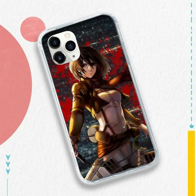 Anime girl Attack on Titan Phone Case for iPhone 11 12 pro XS MAX 8 7 6 6S Plus X 5S SE 2020 XR
Anime girl Attack on Titan Phone Case for iPhone 11 12 pro XS MAX 8 7 6 6S Plus X 5S SE 2020 XR