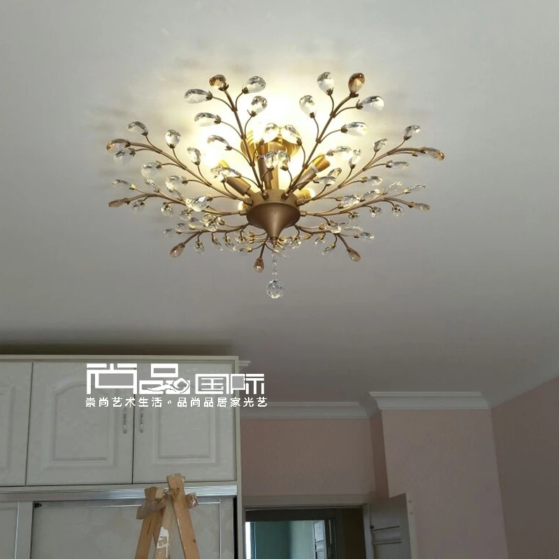 

Modern Lustre Led Crystal Chandelier Lighting Ceiling Chandeliers Light Lamparas De Techo Hanglamp Suspension Luminaire Lampen