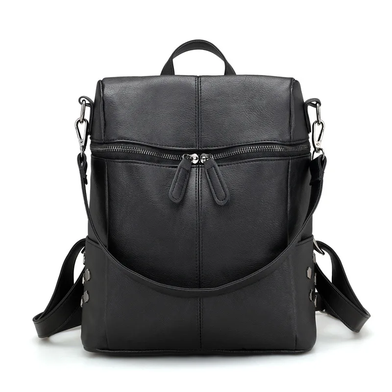 Fashion PU Leather Backpack Women Waterproof Ladies Zipper Female Casual Shoulder Bag Teenager School Bag 2020
Fashion PU Leather Backpack Women Waterproof Ladies Zipper Female Casual Shoulder Bag Teenager School Bag 2020