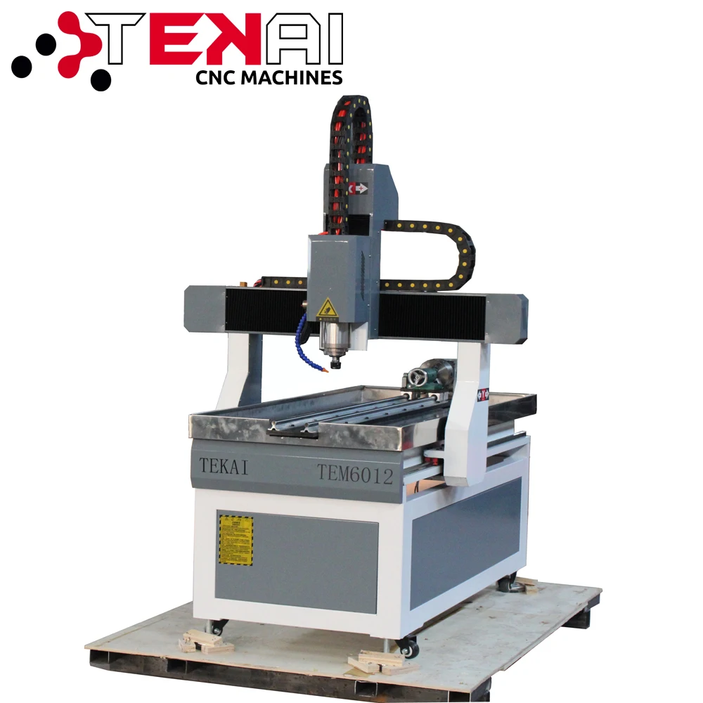 TEM6012 Cnc 3d фрезерный станок с алюминиевой пластиной ЧПУ 6090 6012 комплект 4-й оси ATC