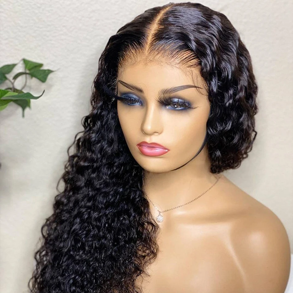 180% 13x4 Lace Front Human Hair Wigs Pre Plucked 4x4 Closure Wig For Women 30 Inch Brazilian Deep Curly Wave Lace Frontal Wig
180% 13x4 Lace Front Human Hair Wigs Pre Plucked 4x4 Closure Wig For Women 30 Inch Brazilian Deep Curly Wave Lace Frontal Wig