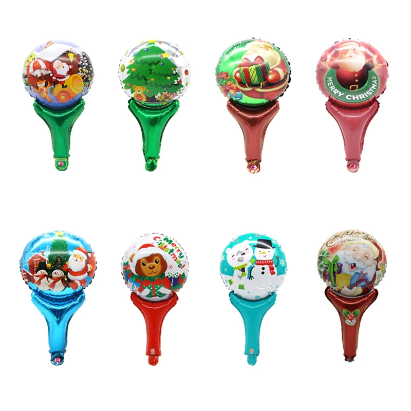 5/10/20 шт/Лот Санта Клаус ручной воздушные шары на палке с надувные шарики для детей для рождественской вечеринки украшения подарок Globos 
5/10/20 шт/Лот Санта Клаус ручной воздушные шары на палке с надувные шарики для детей для рождественской вечеринки украшения подарок Globos