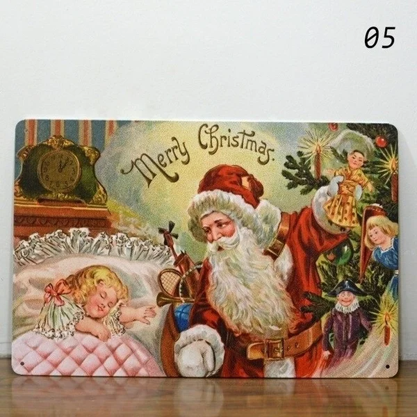 Merry Christmas Metal Tin Signs Plate Sign House Cafe Restaurant Bar Poster Antique Iron Painting
Merry Christmas Metal Tin Signs Plate Sign House Cafe Restaurant Bar Poster Antique Iron Painting
