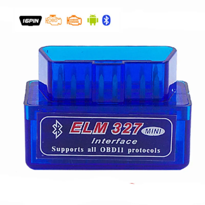 Лучшая цена 2019 Новый ELM327 V2.1 Bluetooth + USB диагностический инструмент ELM 327 OBD2