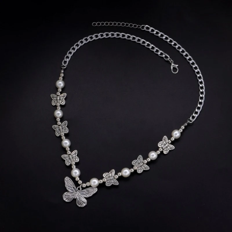 Gothic Butterfly Pendant Necklace for Women Choker Aesthetic Grunge Chain accessories IGIRL Indie Collar Jewelry Friends Gift
Gothic Butterfly Pendant Necklace for Women Choker Aesthetic Grunge Chain accessories IGIRL Indie Collar Jewelry Friends Gift