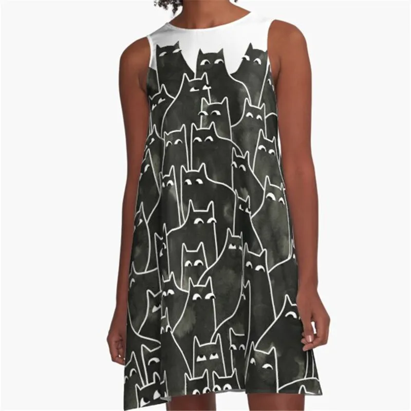 Fashion Women summer dresses sushi and Bar Printed A-Line Boho Dress for women harajuku Sexy ladies mini short beach dress
Fashion Women summer dresses sushi and Bar Printed A-Line Boho Dress for women harajuku Sexy ladies mini short beach dress