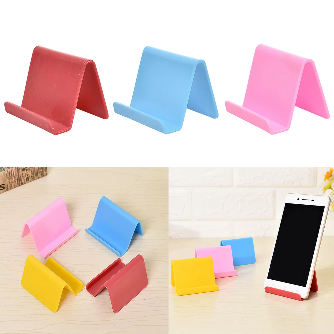 Plastic Phone Holder Fixed Holder Candy Color Kitchen Organizer Mini Portable Business Card Holder Mobile Phone Stand Household
Plastic Phone Holder Fixed Holder Candy Color Kitchen Organizer Mini Portable Business Card Holder Mobile Phone Stand Household