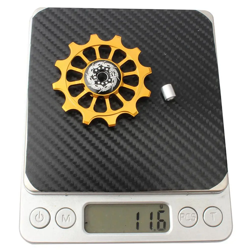 12T Bicycle Rear Derailleur Bicycle Ceramic Bearing Jockey Wheel Bike Rear Derailleur Pulley for MTB Road Bike Accessories
12T Bicycle Rear Derailleur Bicycle Ceramic Bearing Jockey Wheel Bike Rear Derailleur Pulley for MTB Road Bike Accessories