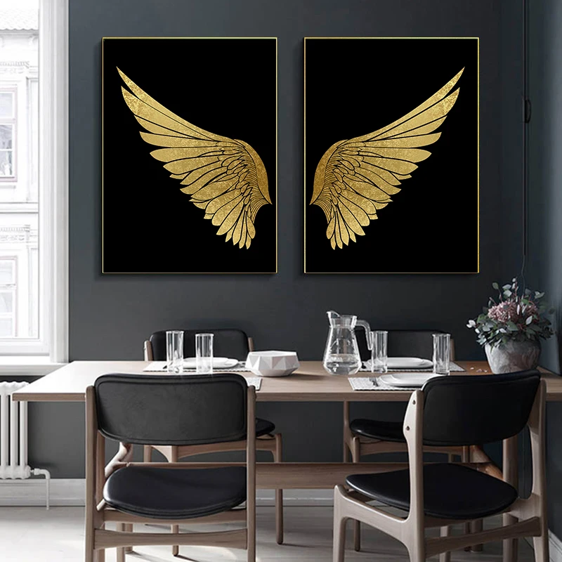 Golden Angel Wings Poster Canvas Art Posters And Prints On The Wall Canvas Painting Living Room Decoration Modern Art Picture
Golden Angel Wings Poster Canvas Art Posters And Prints On The Wall Canvas Painting Living Room Decoration Modern Art Picture