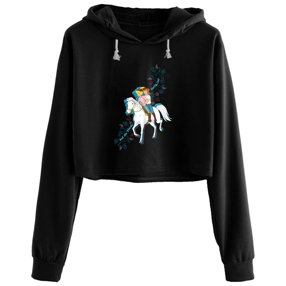 Bibi And Tina On The Horses Ready Go Crop Hoodies Women Grunge Harajuku Anime Emo Pullover For Girls
Bibi And Tina On The Horses Ready Go Crop Hoodies Women Grunge Harajuku Anime Emo Pullover For Girls