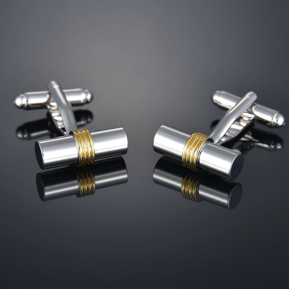 French Cylinder Enamel Round Cufflinks for Men High Quality Luxury Cuff Links For Men Simplicity Design Quality Brass Material
French Cylinder Enamel Round Cufflinks for Men High Quality Luxury Cuff Links For Men Simplicity Design Quality Brass Material