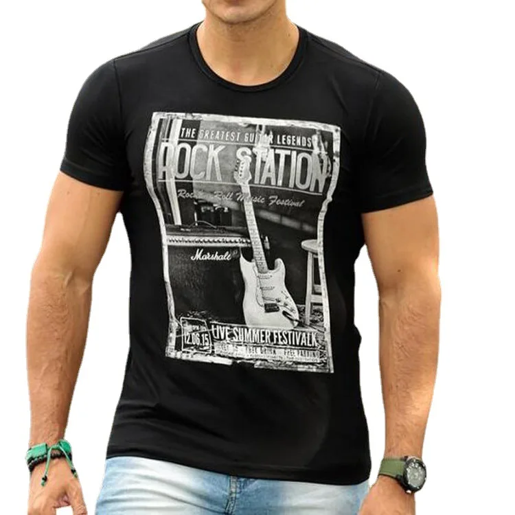 2021 new men's casual round neck short sleeve digital printing slim fitting Pullover men's T-shirt
2021 new men's casual round neck short sleeve digital printing slim fitting Pullover men's T-shirt