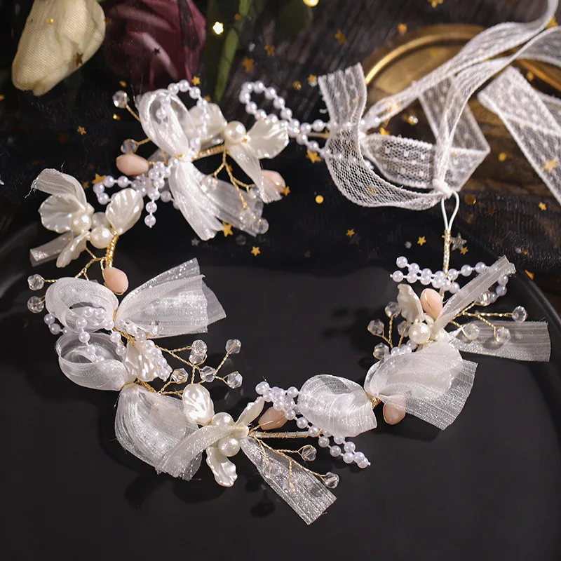 Bride Hair Band Pearl Princess Hairband Dress Hair Accessories Crystal Accessories Show Daily Fashion Accessories
Bride Hair Band Pearl Princess Hairband Dress Hair Accessories Crystal Accessories Show Daily Fashion Accessories