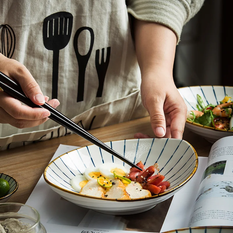 2pcCeramic Dinner Plate Ramen Bowl Home Restaurant Supplies Kitchen Accessories Vegetable and Fruit Salad Plate Bowl Plate Set
2pcCeramic Dinner Plate Ramen Bowl Home Restaurant Supplies Kitchen Accessories Vegetable and Fruit Salad Plate Bowl Plate Set