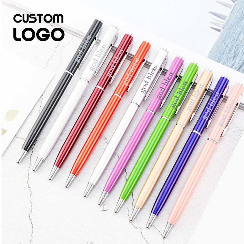 Customized LOGO Fashion Metal Ballpoint Pens School Office Hotel Advertising Ball Gel Pen Promotional Gift Pens Custom Souvenirs
Customized LOGO Fashion Metal Ballpoint Pens School Office Hotel Advertising Ball Gel Pen Promotional Gift Pens Custom Souvenirs