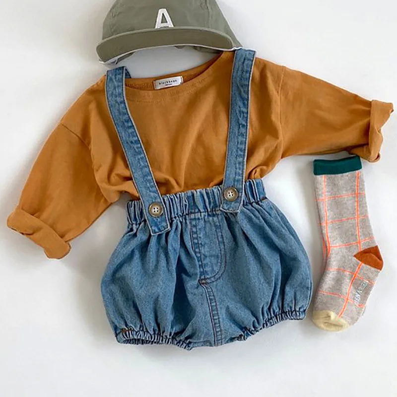 Korean baby cute T shirt and short two piece sets spring and autumn baby fashion pants Long Sleeve top
Korean baby cute T shirt and short two piece sets spring and autumn baby fashion pants Long Sleeve top