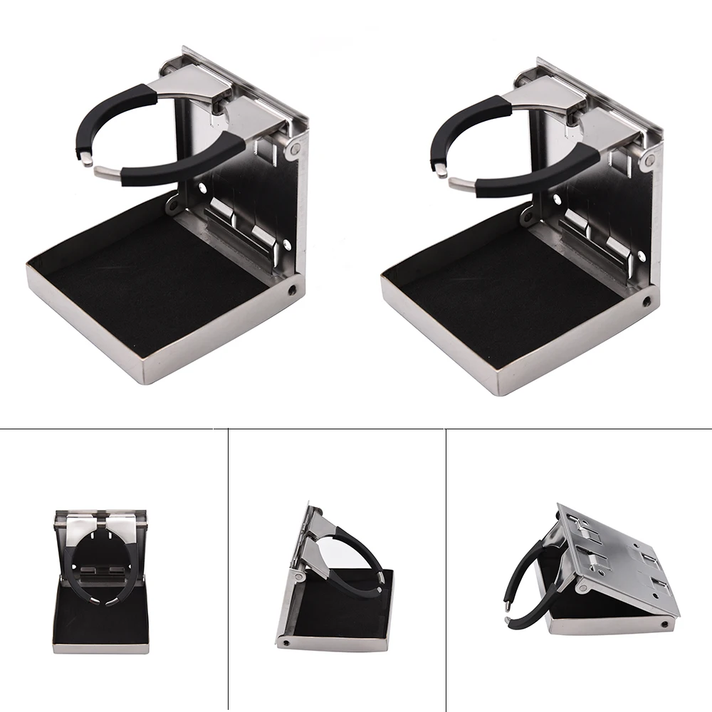 Stainless Steel Cup Drink Holder for Boat Yacht Car Marine Cup Holder 2 Pcs Folding Cup Drink Holder Bottle Cup For Truck RV
Stainless Steel Cup Drink Holder for Boat Yacht Car Marine Cup Holder 2 Pcs Folding Cup Drink Holder Bottle Cup For Truck RV