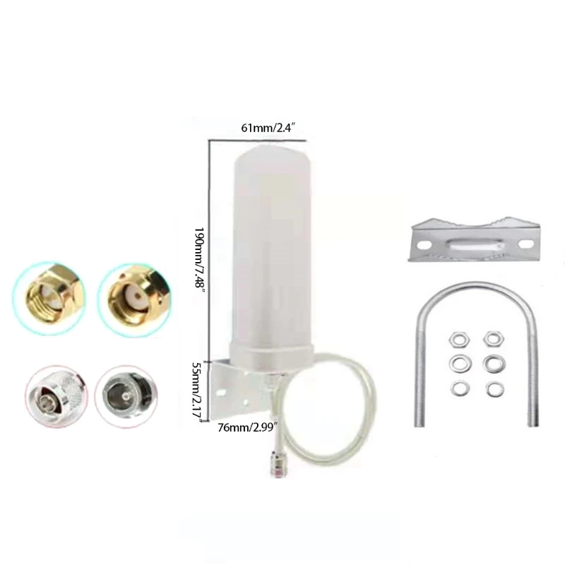 41QA High Gain 12dBi External SMA Male 3G 4G LTE Bracket Mount Signal Booster Antenna
41QA High Gain 12dBi External SMA Male 3G 4G LTE Bracket Mount Signal Booster Antenna