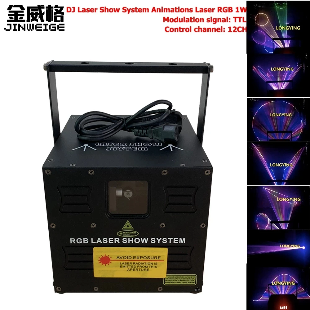 New Laser Light RGB Laser Show DMX ILDA SD Card 25K System 1W Full Color Beam Animation Strobe Projector
New Laser Light RGB Laser Show DMX ILDA SD Card 25K System 1W Full Color Beam Animation Strobe Projector