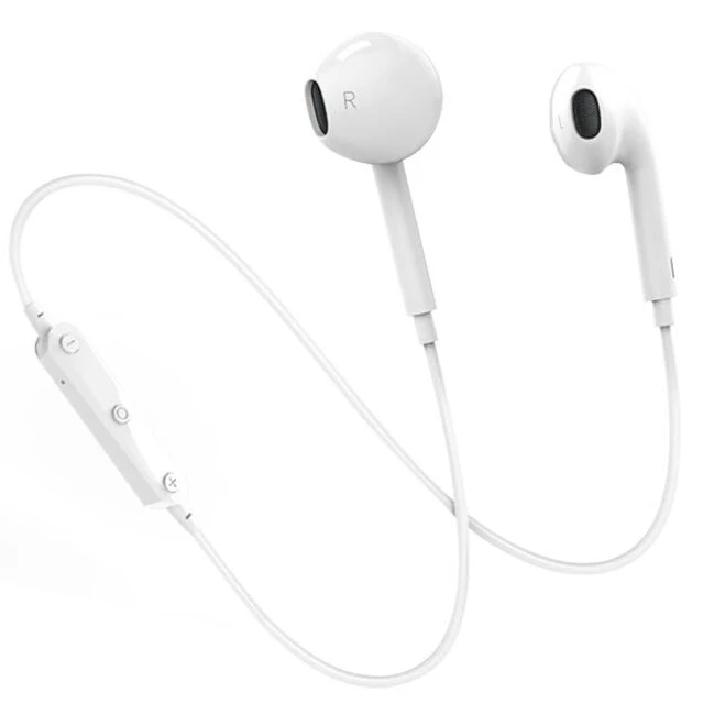 Беспроводная Bluetooth гарнитура S6 Спортивная Фитнес для iphone Samsung Huawei OPPO VIVO Nokia google