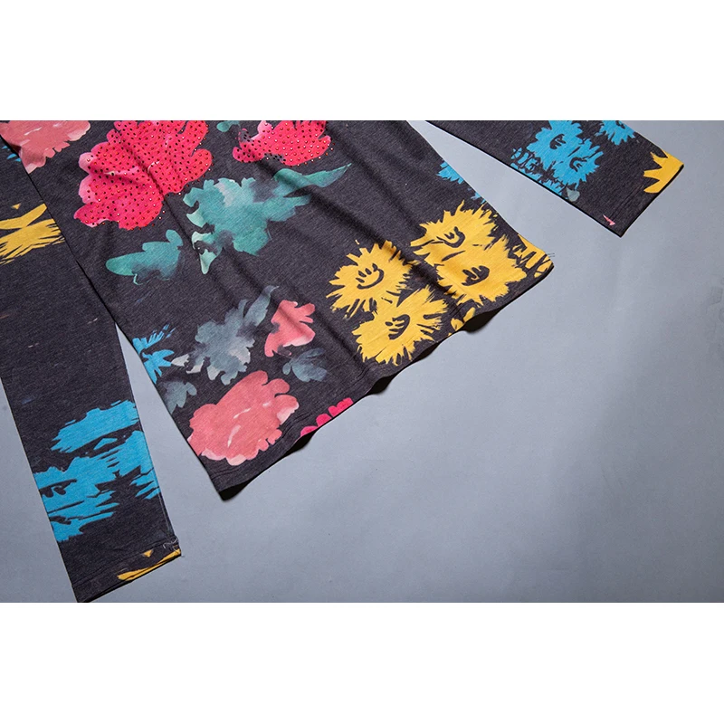 Casual Harajuku Graphic Autumn Tops New Fashion Hot Drilling Print Slim Round Neck Women's Cotton Long Sleeve T Shirt
Casual Harajuku Graphic Autumn Tops New Fashion Hot Drilling Print Slim Round Neck Women's Cotton Long Sleeve T Shirt