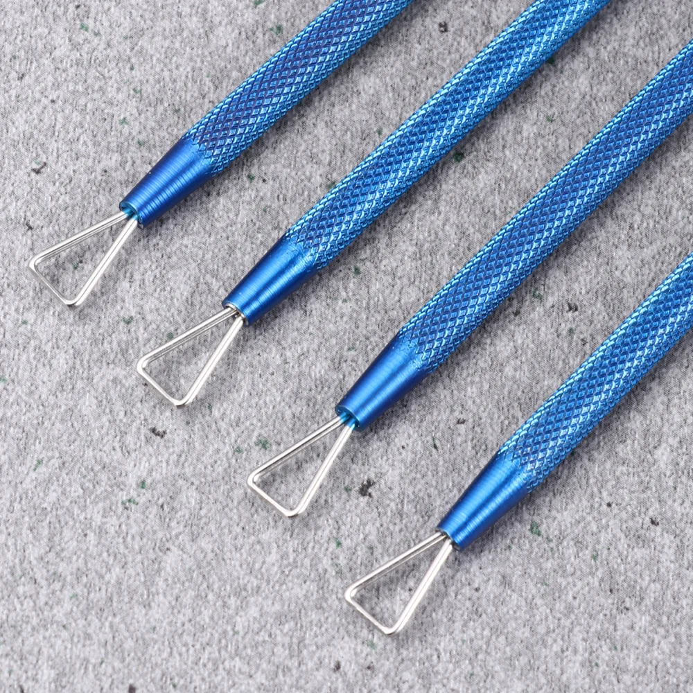 4 Pcs Stainless Steel Cuticle Pusher Triangle Cuticle Peeler Scraper Remover Nail Polish Nail Art Remover Tool for Manicure
4 Pcs Stainless Steel Cuticle Pusher Triangle Cuticle Peeler Scraper Remover Nail Polish Nail Art Remover Tool for Manicure