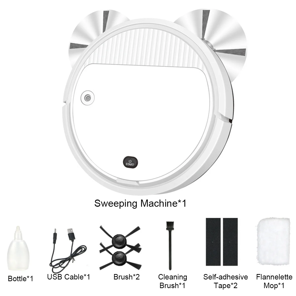 1800Pa Robot Vacuum Cleaner 4-In-1 Auto Rechargeable Smart Sweeping Robot Dry Wet Sweeping Vacuum Cleaner Smart Floor Cleaner
1800Pa Robot Vacuum Cleaner 4-In-1 Auto Rechargeable Smart Sweeping Robot Dry Wet Sweeping Vacuum Cleaner Smart Floor Cleaner