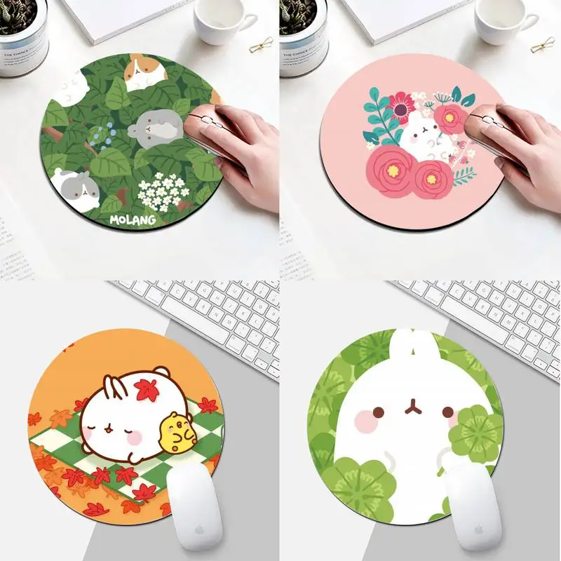 YNDFCNB Kawaii Molang Rubber Mouse Durable Desktop Mousepad Round Desk Gamer Gaming Mat For PC Laptop Round Mouse Pad
YNDFCNB Kawaii Molang Rubber Mouse Durable Desktop Mousepad Round Desk Gamer Gaming Mat For PC Laptop Round Mouse Pad