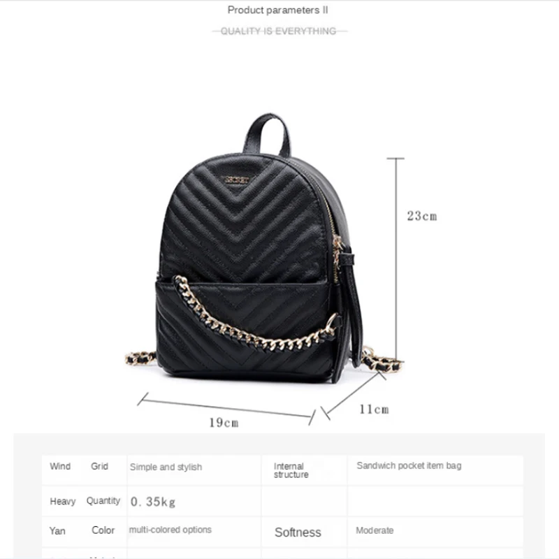 2021 European and American PU Backpack Style Backpack Bags for Women Ladies Fashion All-match Lingge Travel Storage Bag
2021 European and American PU Backpack Style Backpack Bags for Women Ladies Fashion All-match Lingge Travel Storage Bag