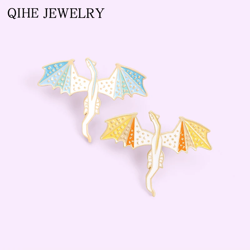Ice and Sunset Dragon Enamel Pins Custom Anime Dinosaur Brooches Bag Clothes Lapel Pin Animal Badge Jewelry Gift for Friends
Ice and Sunset Dragon Enamel Pins Custom Anime Dinosaur Brooches Bag Clothes Lapel Pin Animal Badge Jewelry Gift for Friends