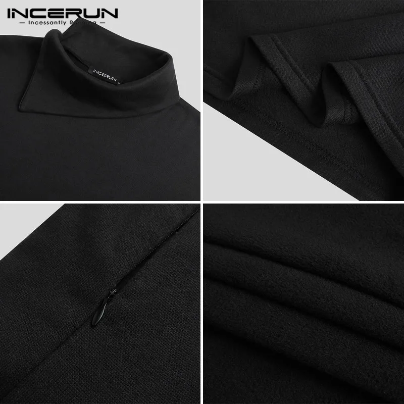 Male Fashion Pullover Outwear Streetwear INCERUN Men Cloak Cape Solid Color Irregular Trench Man Turtleneck Ponchos Hombre S-5XL
Male Fashion Pullover Outwear Streetwear INCERUN Men Cloak Cape Solid Color Irregular Trench Man Turtleneck Ponchos Hombre S-5XL