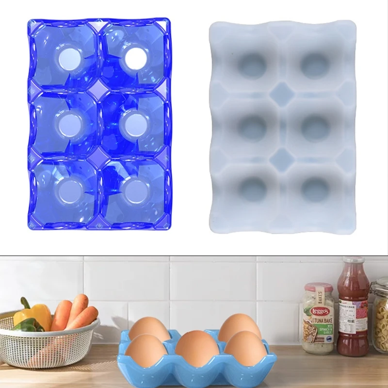 M2EA 6-compartment Egg Storage Silicone Mold Egg Tray Resin Casting Mold Suitable for Camping Picnic Necessities
M2EA 6-compartment Egg Storage Silicone Mold Egg Tray Resin Casting Mold Suitable for Camping Picnic Necessities