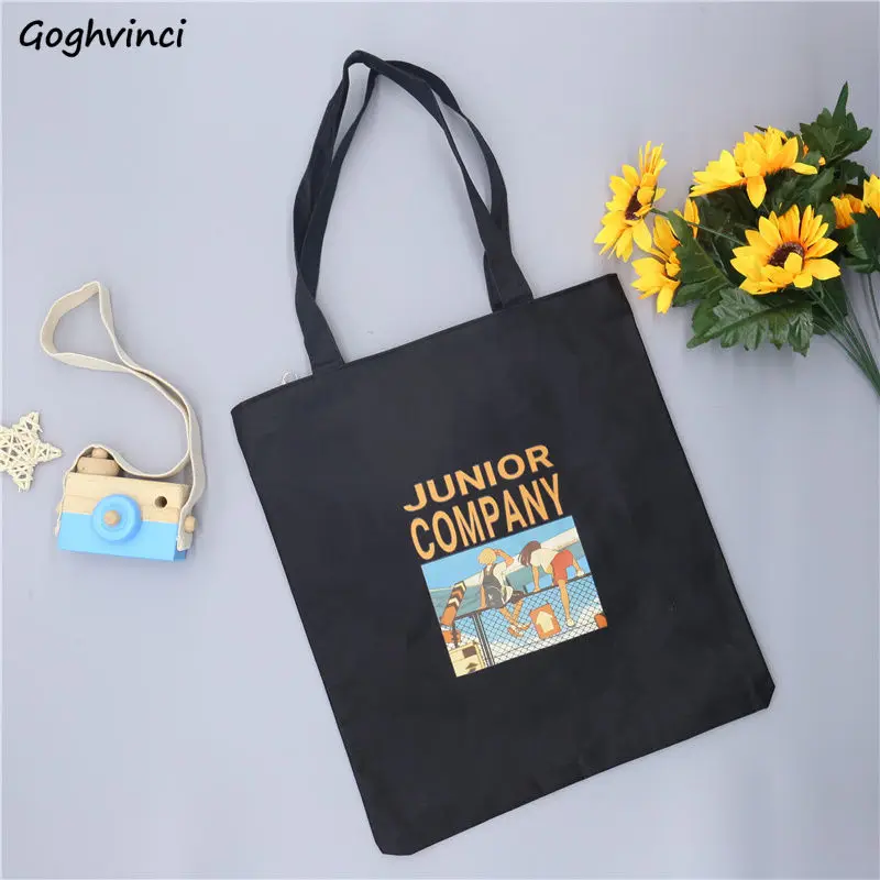 Shopping Bags Women Cartoon Printed Leisure Simple Daily Shopper Bag Canvas Tote Large Capacity Korean Style Students Harajuku
Shopping Bags Women Cartoon Printed Leisure Simple Daily Shopper Bag Canvas Tote Large Capacity Korean Style Students Harajuku