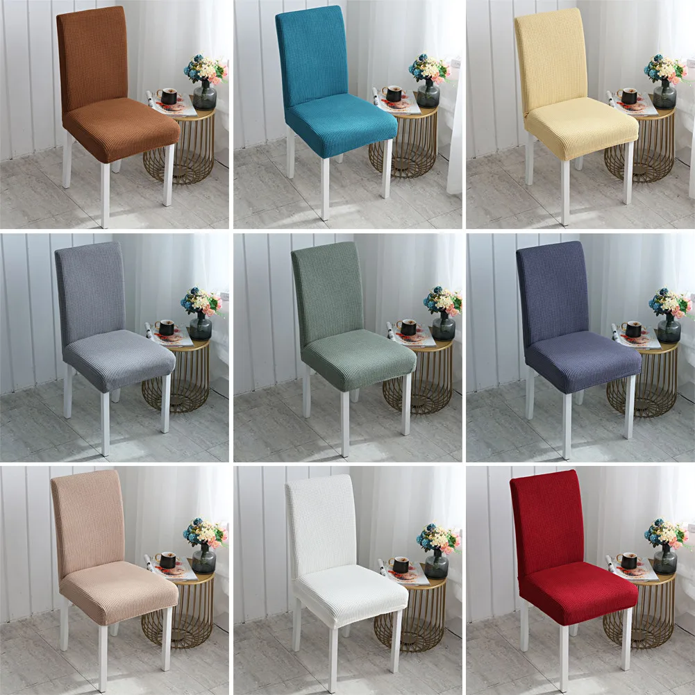1pc Solid Spandex Elastic Dining Seat Chair Cover Removable Anti-Dirty Kitchen Seat Case Stretch Slipcover For Wedding Banquet
1pc Solid Spandex Elastic Dining Seat Chair Cover Removable Anti-Dirty Kitchen Seat Case Stretch Slipcover For Wedding Banquet