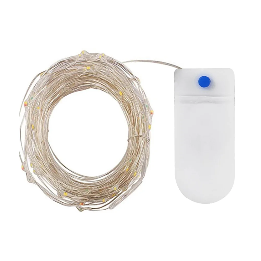 3 Modes Christmas Light String with Button Battery Box Copper LED Fairy Lights Garland Xmas Wedding Party Decoration
3 Modes Christmas Light String with Button Battery Box Copper LED Fairy Lights Garland Xmas Wedding Party Decoration