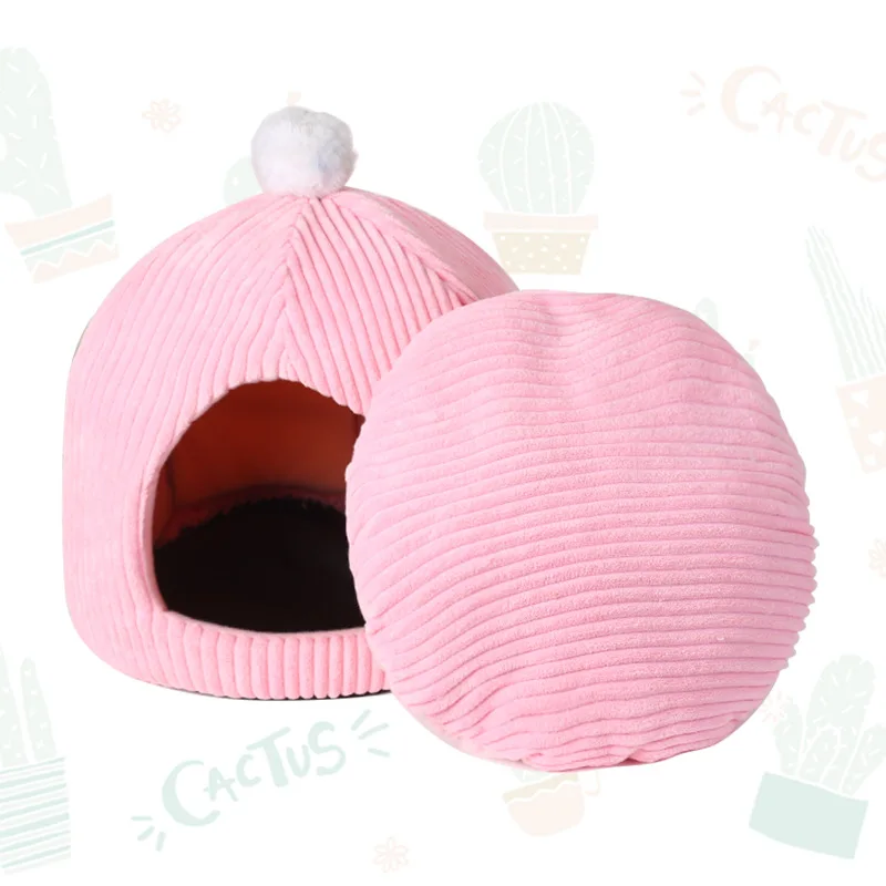 Cat Nest Semi-Closed Warm Kennel All Seasons Cute Fleece Lined Hat Pet Kitten Nest
Cat Nest Semi-Closed Warm Kennel All Seasons Cute Fleece Lined Hat Pet Kitten Nest