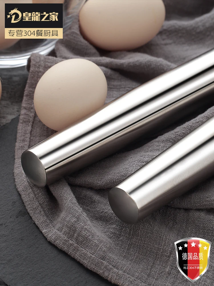 Stainless Steel Rolling Pin Stick Pizza Dough Roller Kitchen Baking Tools Cake Cookware Patisserie Kitchen Dining Bar EB50MZ
Stainless Steel Rolling Pin Stick Pizza Dough Roller Kitchen Baking Tools Cake Cookware Patisserie Kitchen Dining Bar EB50MZ