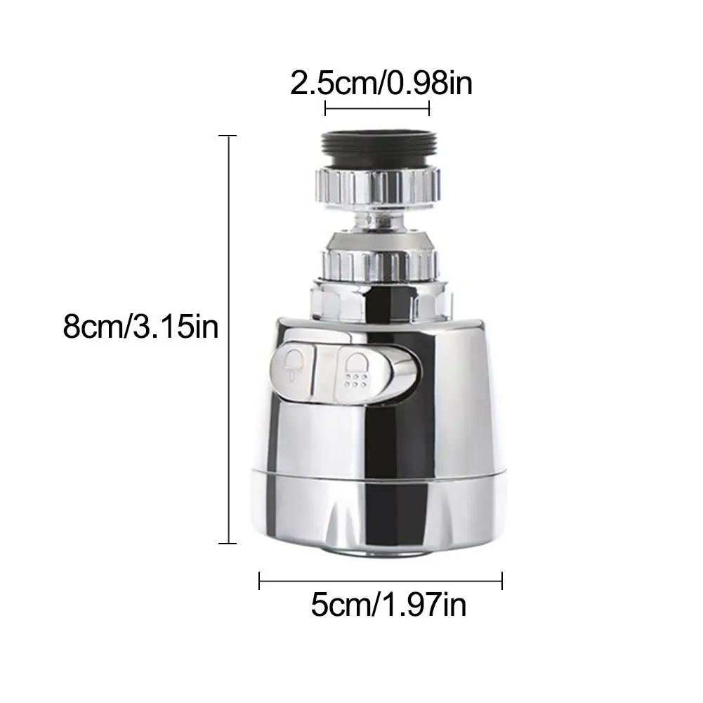 2021 360 Degree Swivel Kitchen Faucet Aerator Adjustable Dual Mode Sprayer Filter Diffuser Water Saving Nozzle Faucet Connector
2021 360 Degree Swivel Kitchen Faucet Aerator Adjustable Dual Mode Sprayer Filter Diffuser Water Saving Nozzle Faucet Connector