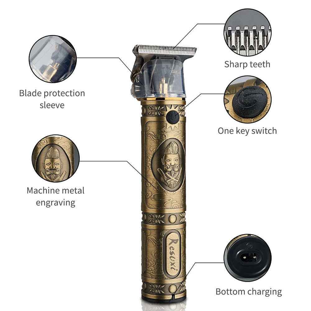 close-cutting Digital Hair Trimmer Rechargeable Electric Hair Clipper barbershop Cordless 0mm t-blade baldheaded outliner men
close-cutting Digital Hair Trimmer Rechargeable Electric Hair Clipper barbershop Cordless 0mm t-blade baldheaded outliner men