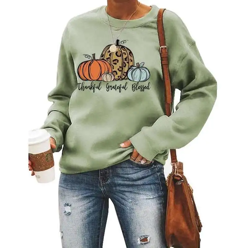 Hoodie Women Tops Letter Causal O Neck Long Sleeve SweatshirtThankful Grateful Blessed Casual O Neck Long Sleeve Loose Clothing
Hoodie Women Tops Letter Causal O Neck Long Sleeve SweatshirtThankful Grateful Blessed Casual O Neck Long Sleeve Loose Clothing
