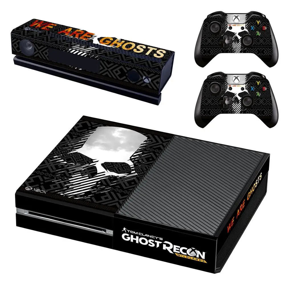 Наклейка Ghost Recon Wild Land для Xbox One консоли Kinect и 2 контроллеры Виниловая наклейка на